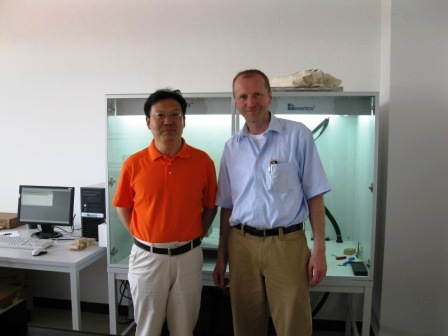 德國RINTECH公司應用科學(xué)家來(lái)到中國林業(yè)科學(xué)院培訓Lignostation年輪密度工作站